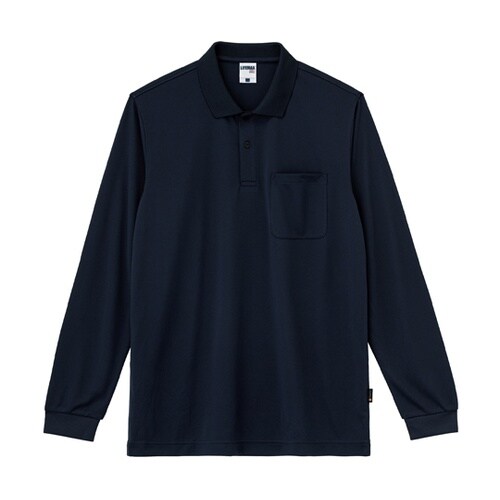 4.3オンスドライロングスリーブポロシャ