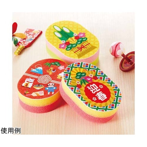 お正月キッチンスポンジ 38−162−