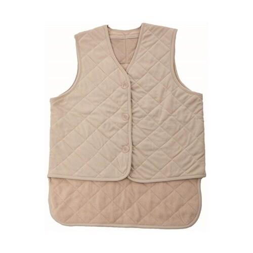 カイロポケット付きあったかキルティングベ