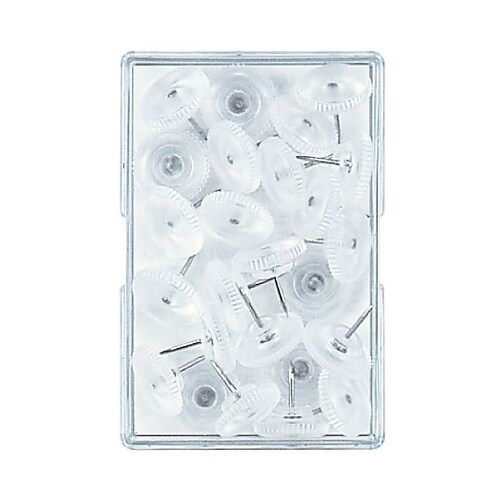 カラーハイタック画鋲透明 25本×20箱