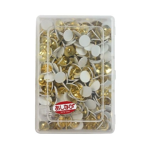 二重画鋲足長着色白 500本×5箱入 N