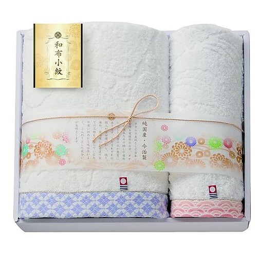 和布小紋バスタオル (グリーン)・フェイ