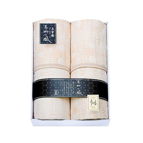 泉州あやの風 ウール混五重織ガーゼケット