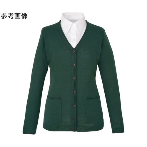 ENJOY カーディガン ロング丈 グリ