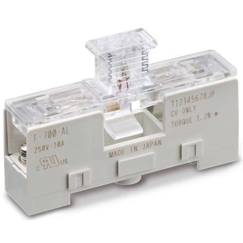 横型ヒューズホルダーカバー付 適合ヒュー