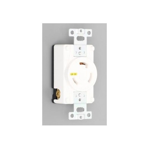 引掛形 埋込コンセント 白 3320−L