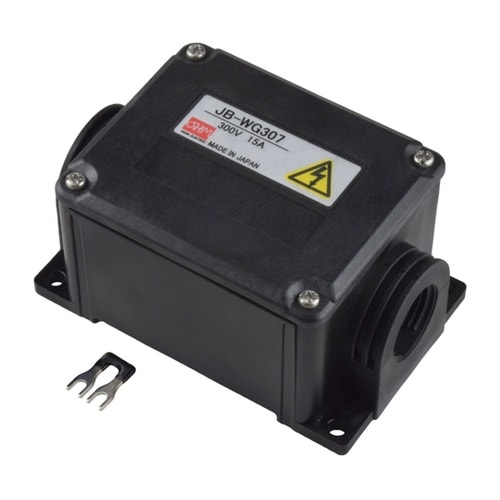 防水中継ボックス 耐油 黒 JB−WG3
