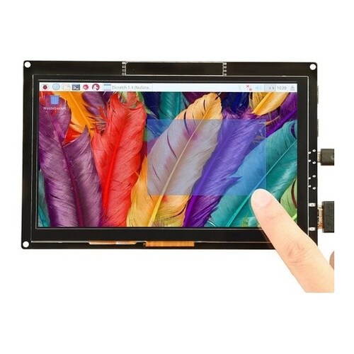 7インチ静電容量式タッチスクリーンディス