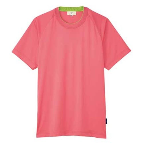 Tシャツ ピンク×ライム M(身丈68c