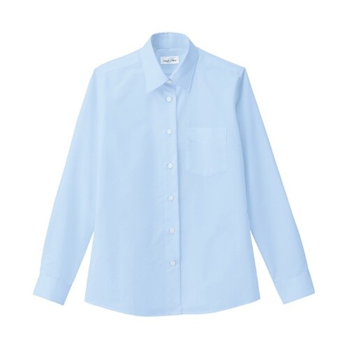 レディスレギュラーカラー長袖ブラウス サ