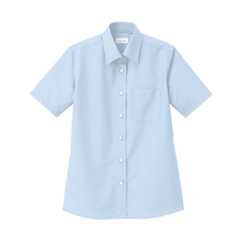 レディスレギュラーカラー半袖ブラウス サ