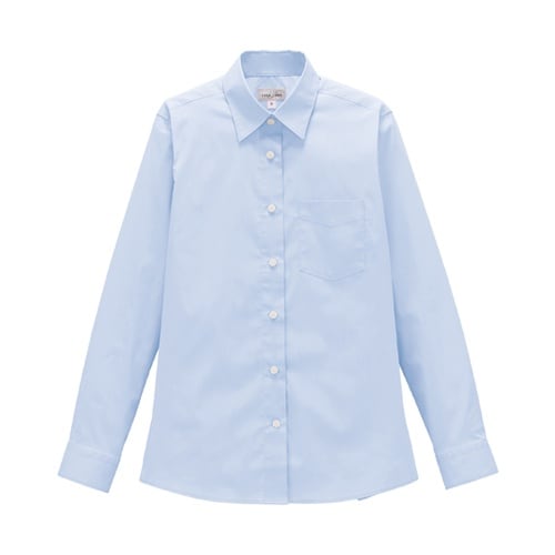 レディスレギュラーカラー長袖ブラウス サ