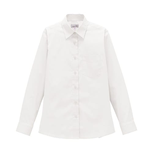 レディスレギュラーカラー長袖ブラウス ホ