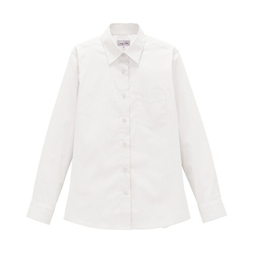 レディスレギュラーカラー長袖ブラウス ホ