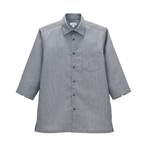 吸汗速乾ハニカムモダンシャツ グレー S