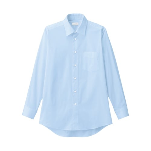 メンズレギュラーカラー長袖シャツ サック