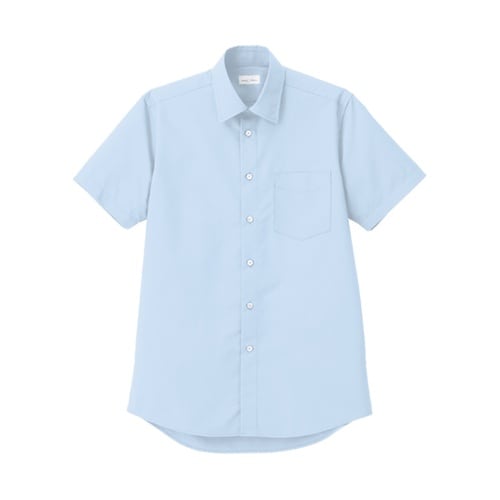 メンズレギュラーカラー半袖シャツ サック