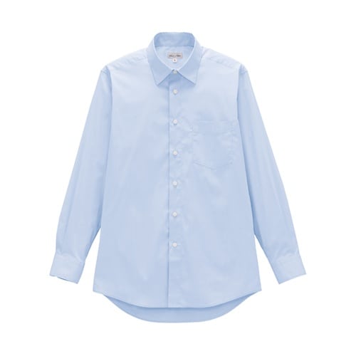 メンズレギュラーカラー長袖シャツ サック