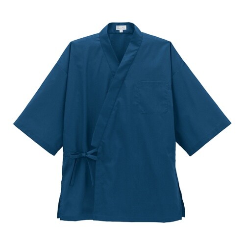 作務衣(上衣) ブルー S FJ0712