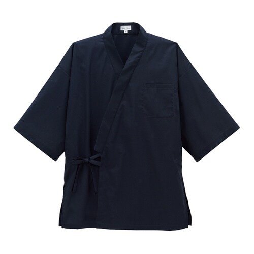 作務衣(上衣) ネイビー S FJ071