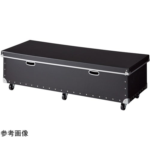 ファイバー収納ボックス キャスター付 ブ