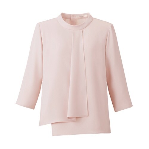 七分袖ブラウス ピンクベージュ S BC