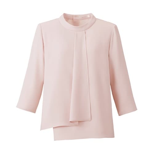 七分袖ブラウス ピンクベージュ L BC