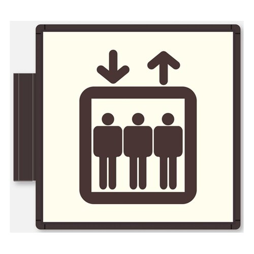 CFプレート 側面型 ブラウン エレベー