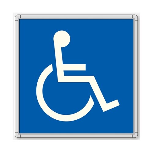 CFプレート 正面型 グレー バリアフリ