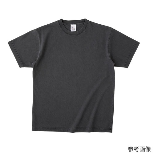 ピグメントTシャツ ブラック XXL P