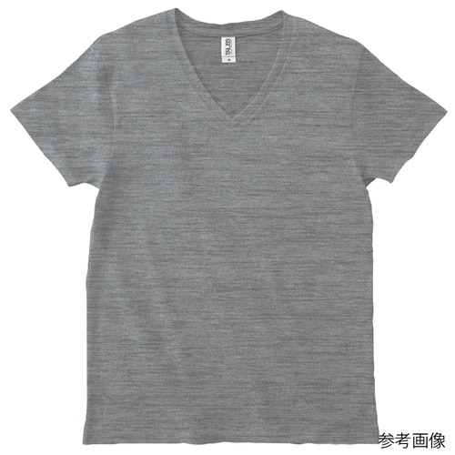 スリムフィットVネックTシャツ ヘザーグ