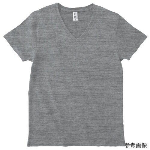 スリムフィットVネックTシャツ ヘザーグ