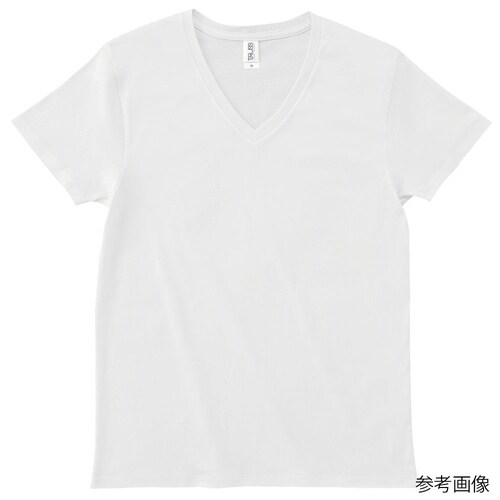 スリムフィットVネックTシャツ オフホワ