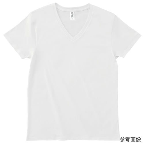 スリムフィットVネックTシャツ オフホワ