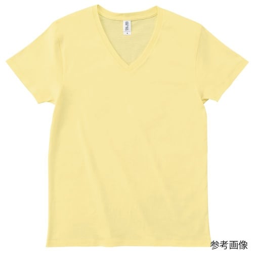 スリムフィットVネックTシャツ イエロー
