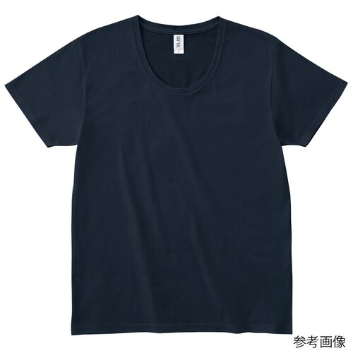 スリムフィットUネックTシャツ ネイビー
