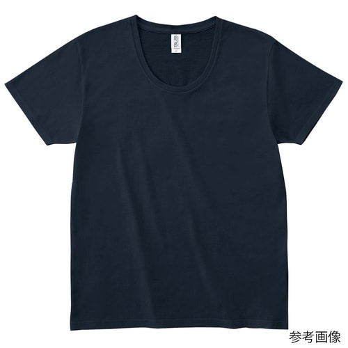 スリムフィットUネックTシャツ ネイビー
