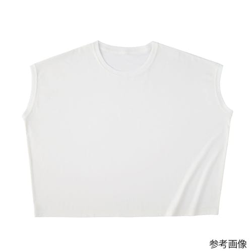 スリーブレスワイドTシャツ オフホワイト
