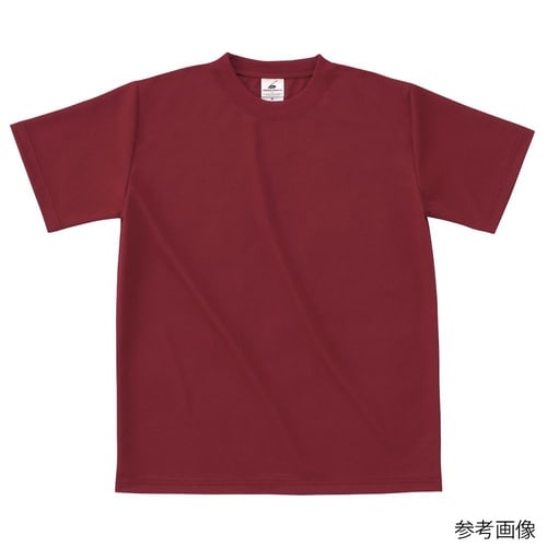 ファイバードライTシャツ バーガンディー