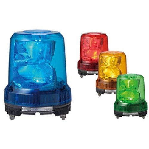 強耐振LED大型回転灯 黄 RLR−M1