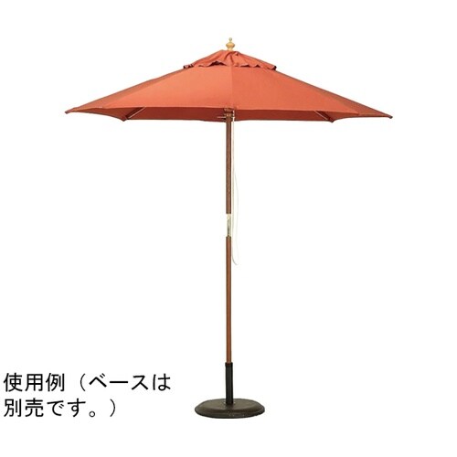 イベント用パラソル 朱色 54170