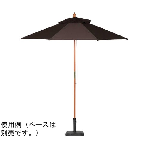 イベント用パラソル 茶 54172