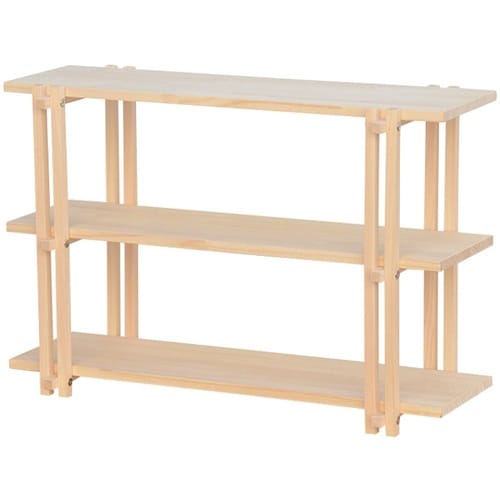 格子組 ラック 3段(無塗装) 5290