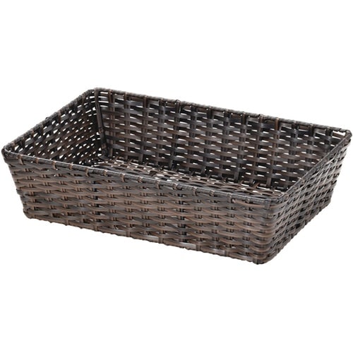 樹脂製 多目的篭 ブラウン 51074