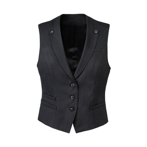 襟あり 女性用ベスト 黒系 15号 VE