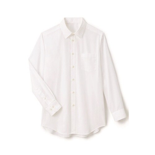 長袖 男性用シャツ オフホワイト LL