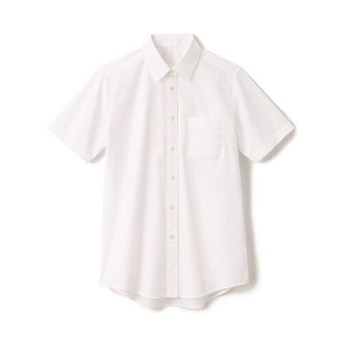 半袖 女性用シャツ オフホワイト LL
