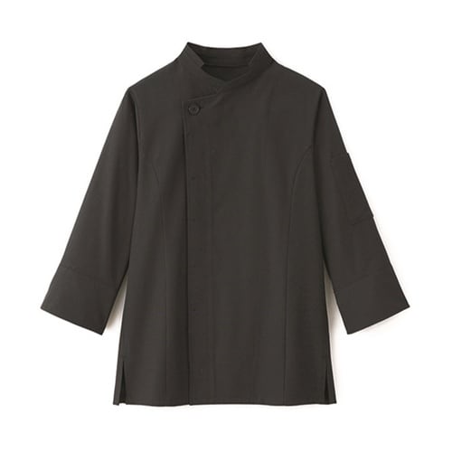 長袖 ショップコート ブラック L SJ