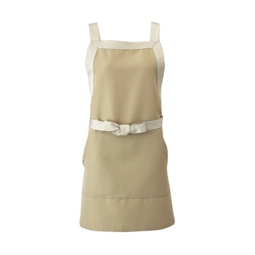 胸当て エプロン ベージュ S EA18