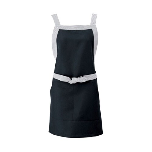 胸当て エプロン ブラック L EA18